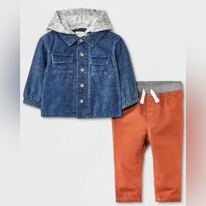 Cat & Jack Jacket & Pants Outfit Size NB